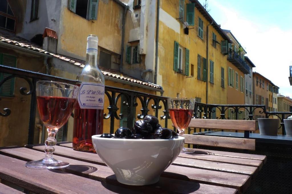 Homelivia, Vieux Nice, Appartement De Charme, Clim Balcon Ngoại thất bức ảnh